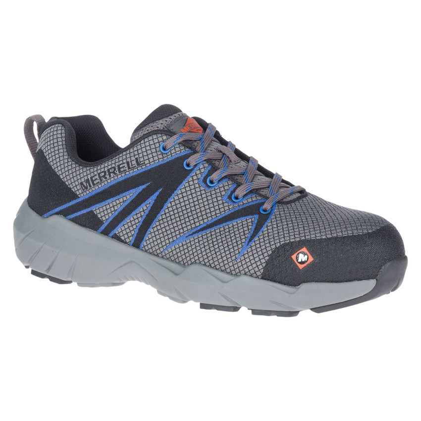 Chaussure de Securite Merrell Fullbench 55 Alloy Toe Grise Homme | E.A.VPLJ